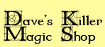 Dave's Killer Magic Shop